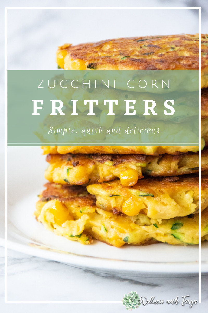 Zucchini Corn Fritters Wellness With Taryn