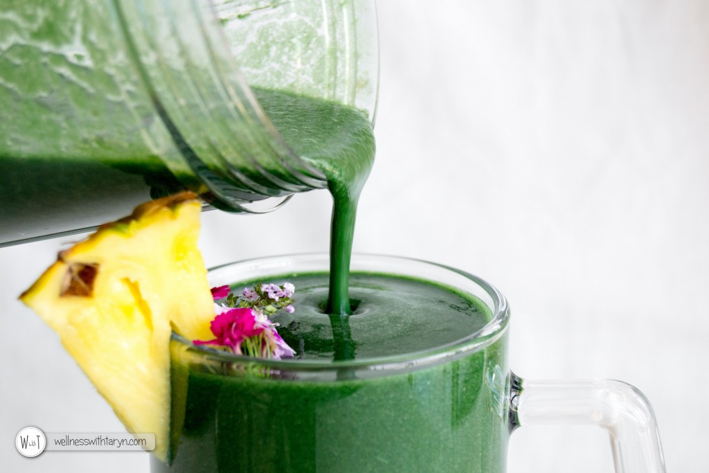 Tropical Spirulina Smoothie-23