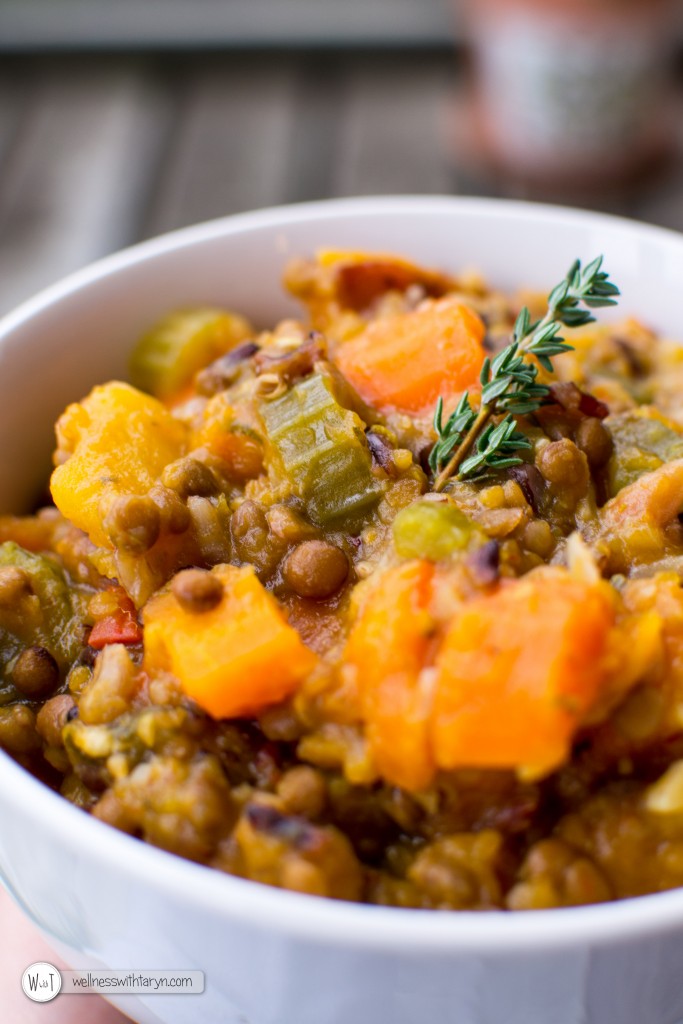 Chunky Lentil and Wild Rice Soup-14