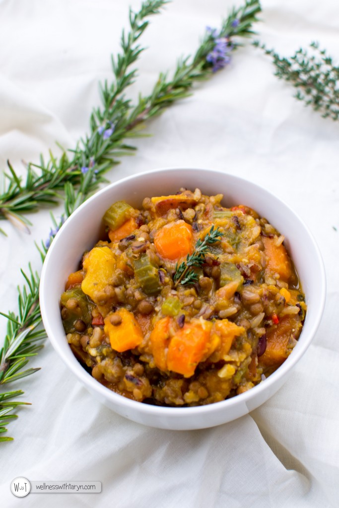 Chunky Lentil and Wild Rice Soup-17