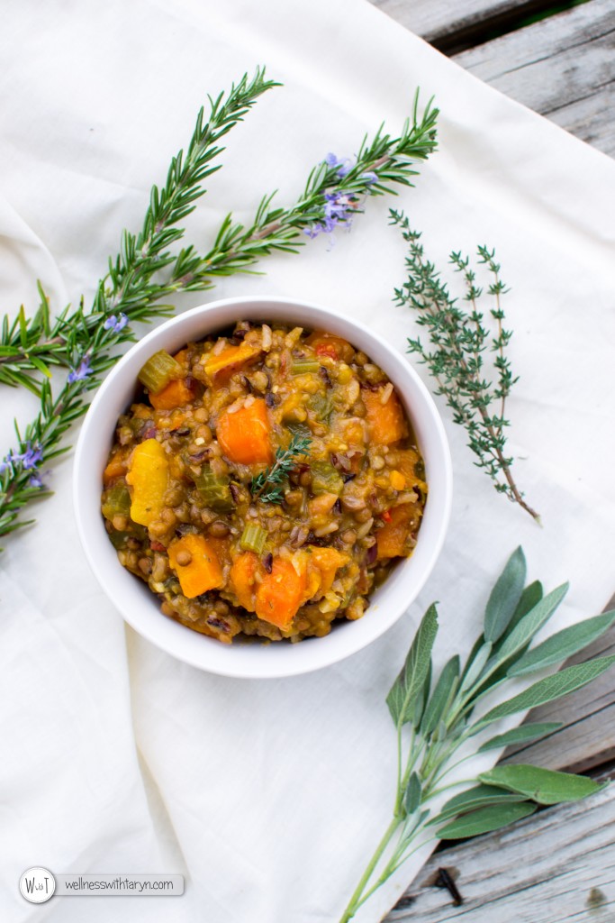 Chunky Lentil and Wild Rice Soup-2