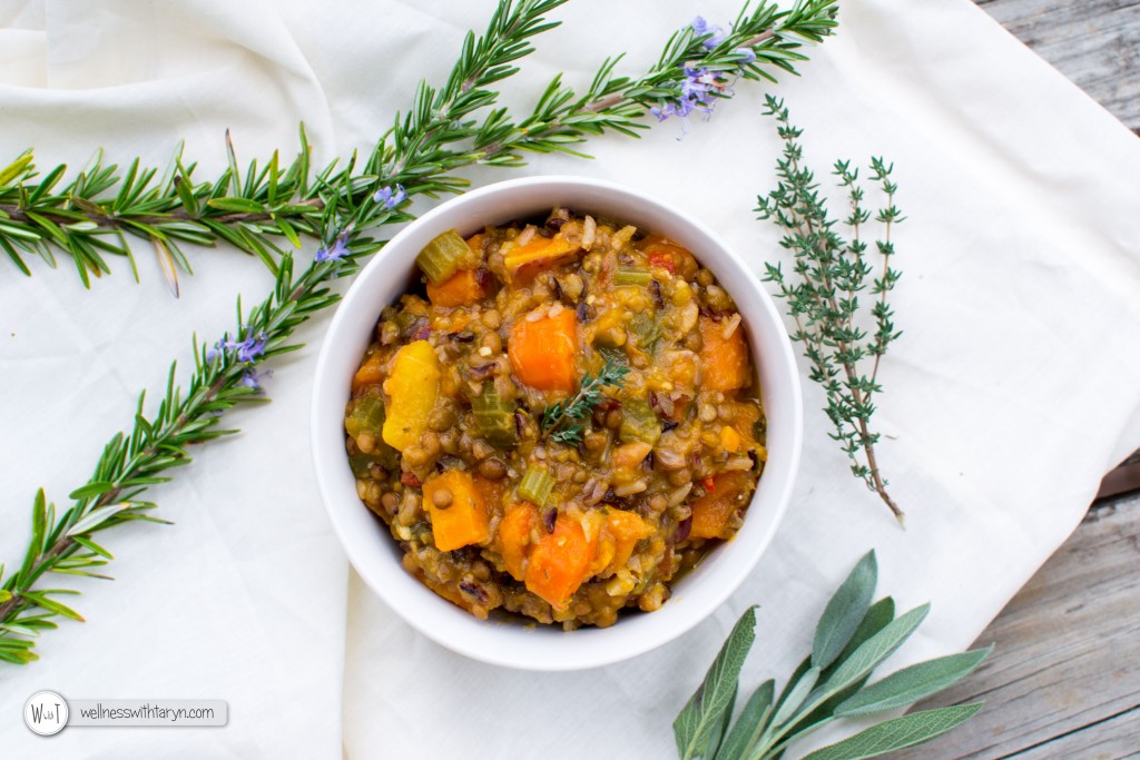 Chunky Lentil and Wild Rice Soup-6