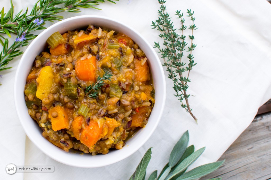 Chunky Lentil and Wild Rice Soup-7