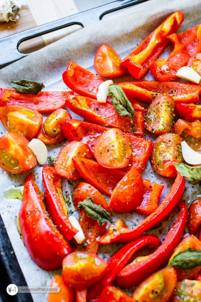 Roasted Red Capsicum, Tomato and Basil Pasta-16