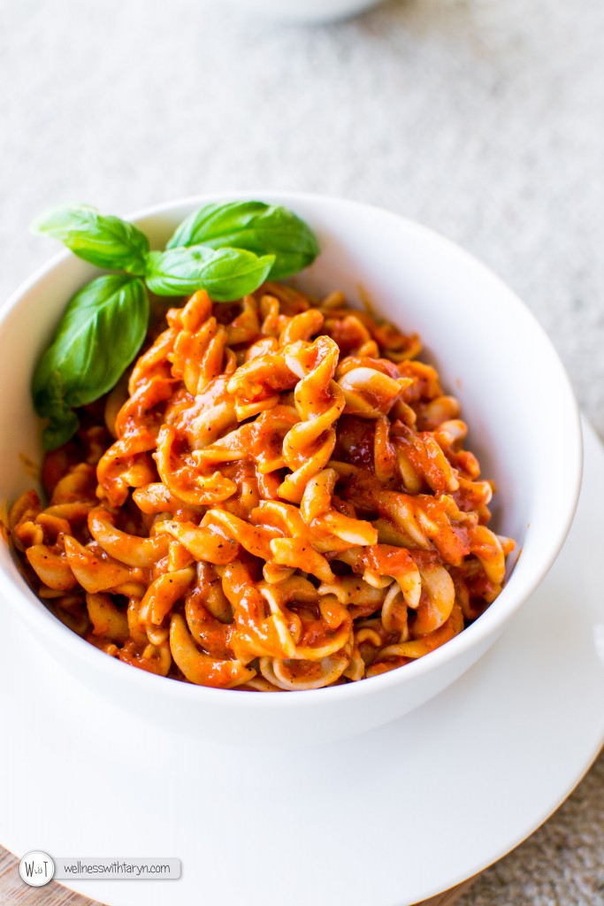 Roasted Red Capsicum, Tomato and Basil Pasta-39