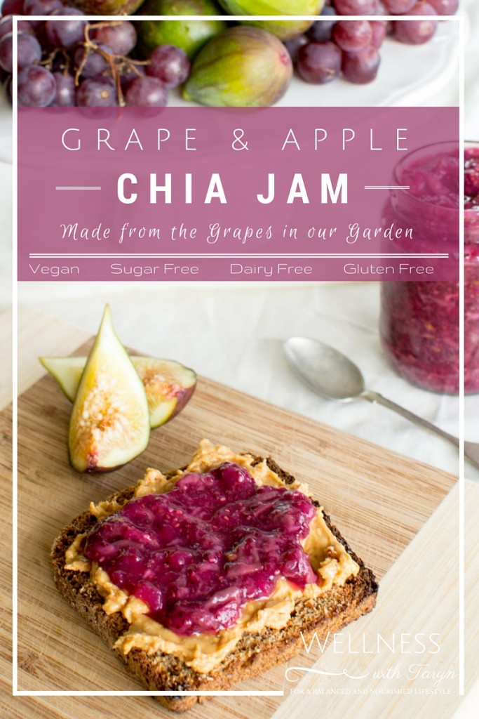 Grape and Apple Chia Jam