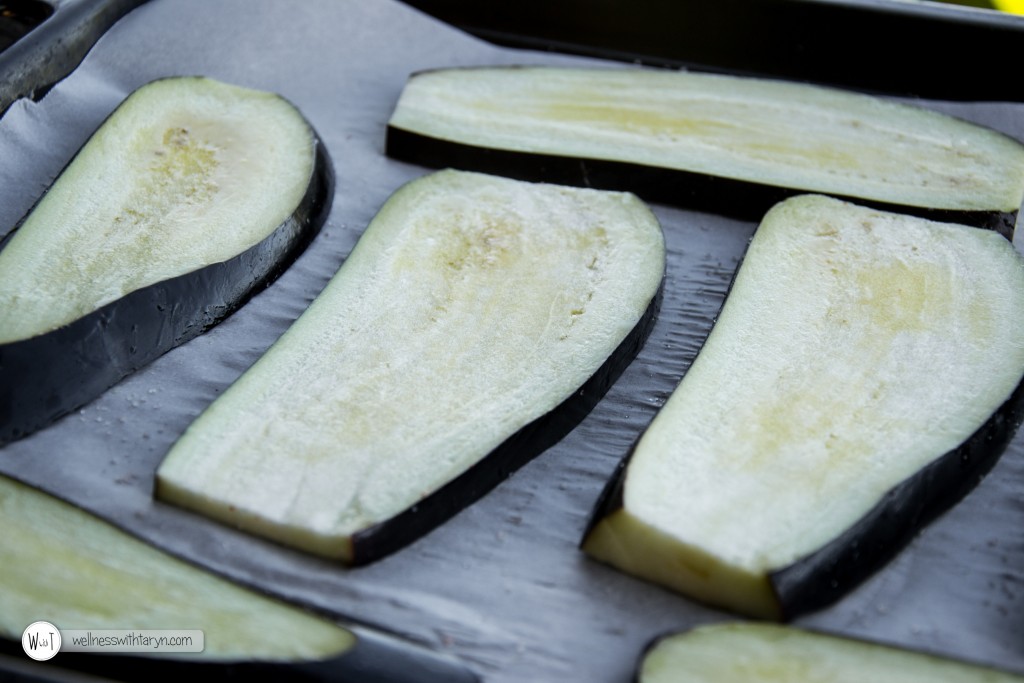 Grilled aubergine with lemon basil dressing (7 of 29)