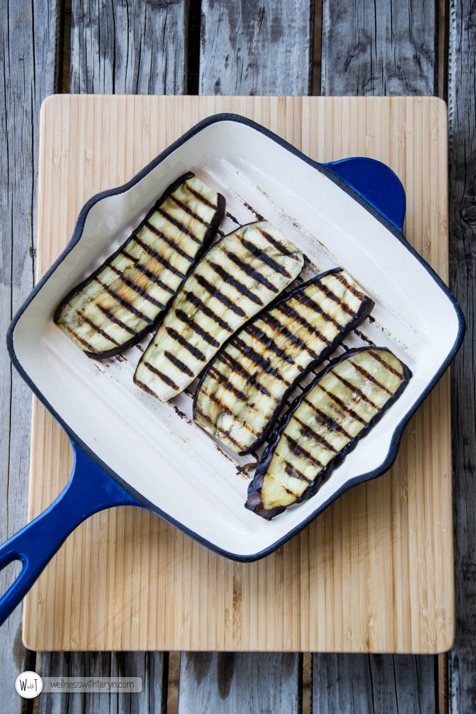 Grilled aubergine with lemon basil dressing (8 of 29)