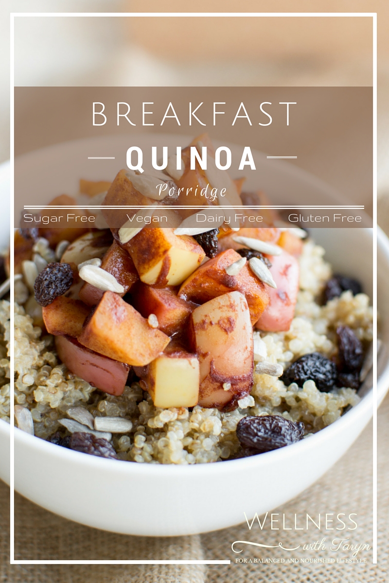Breakfast Quinoa Porridge - Wellness with Taryn