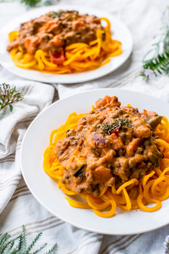 Creamy Vegan Lentil Bolognese-13