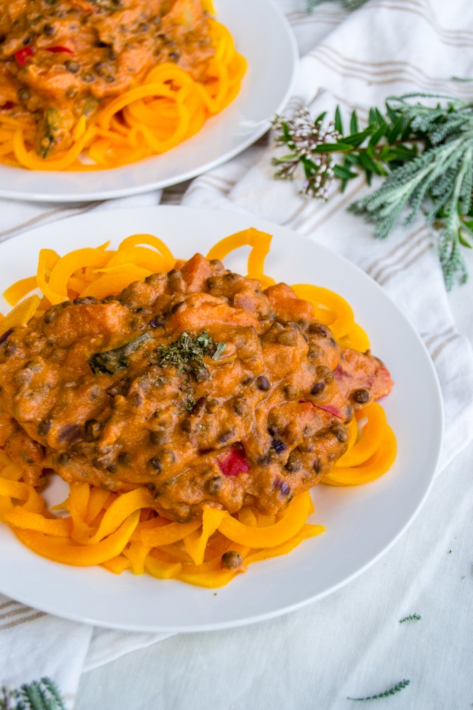 Creamy Vegan Lentil Bolognese-23