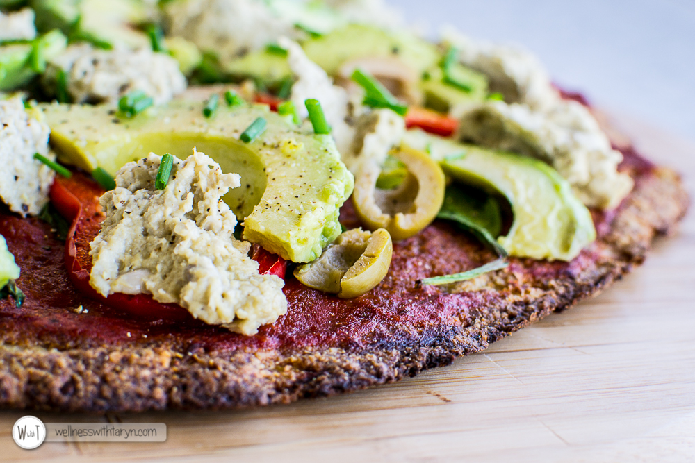 Vegan Cauliflower Pizza-29