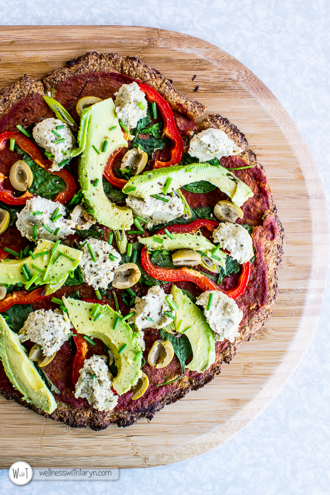 Vegan Cauliflower Pizza-31